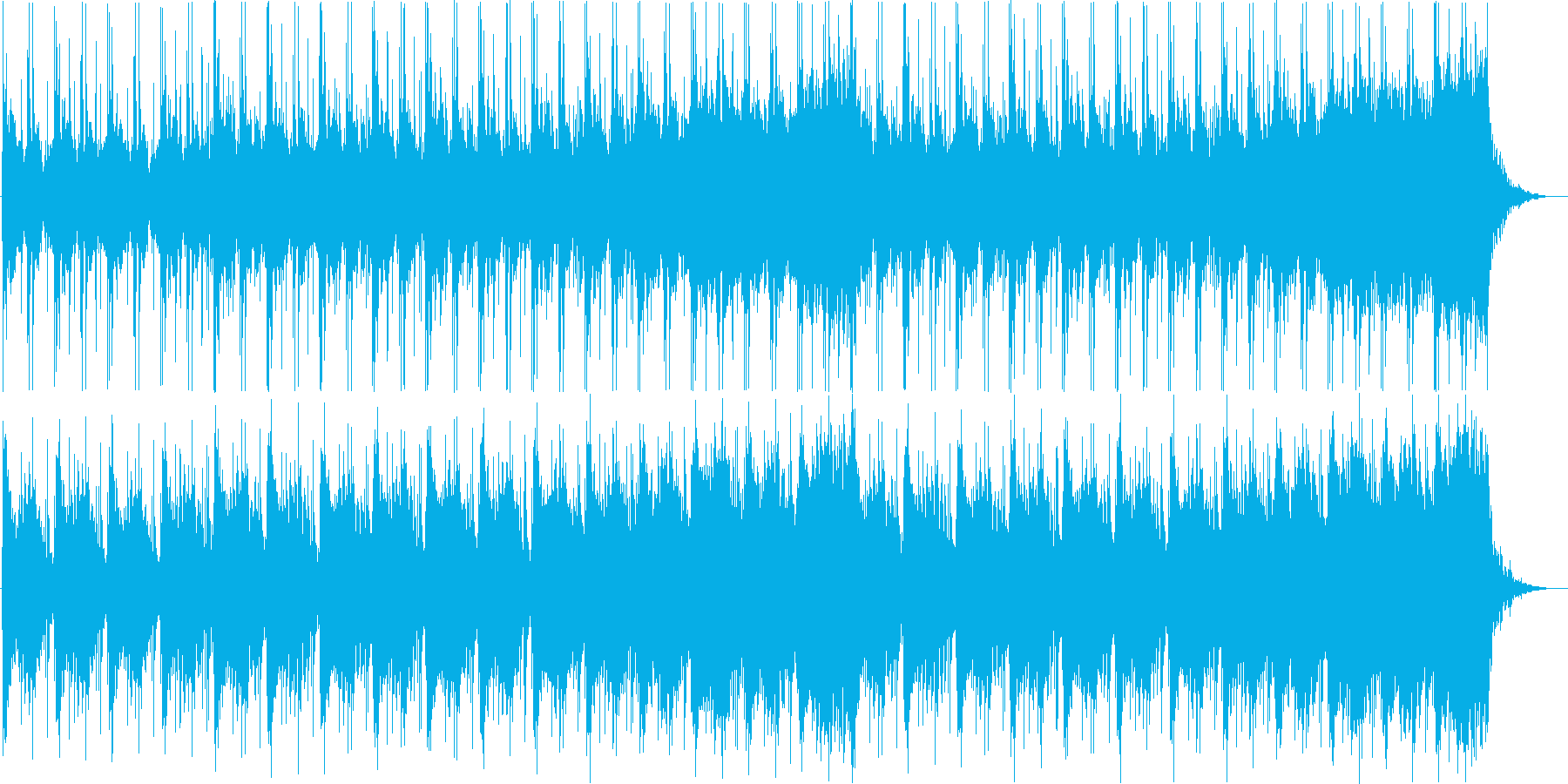 冷たいダンジョンや暗めの回想シーンぽい曲の再生済みの波形