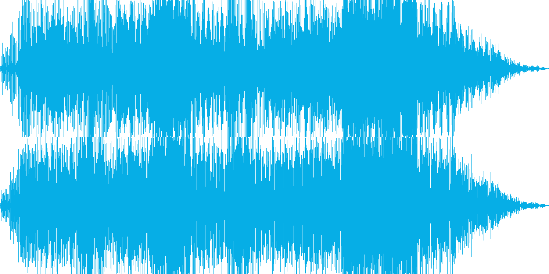 今回のテーマに沿う楽曲が手元にないので…の再生済みの波形