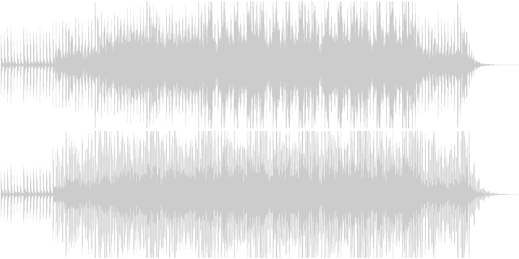 サイエンス系BGM(WAV版)の未再生の波形