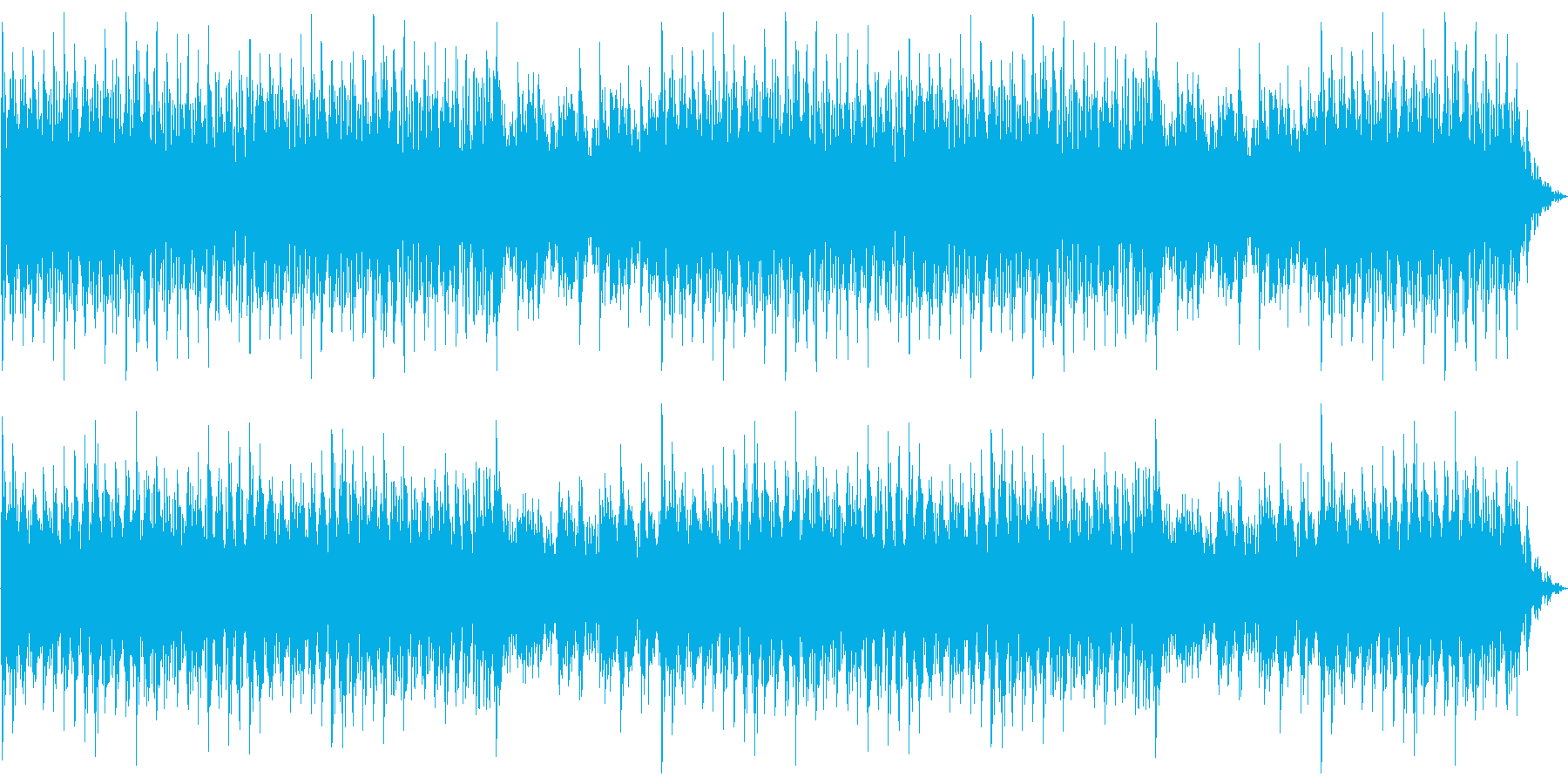 気高さと疾走感を描くクラシック曲:編集Aの再生済みの波形