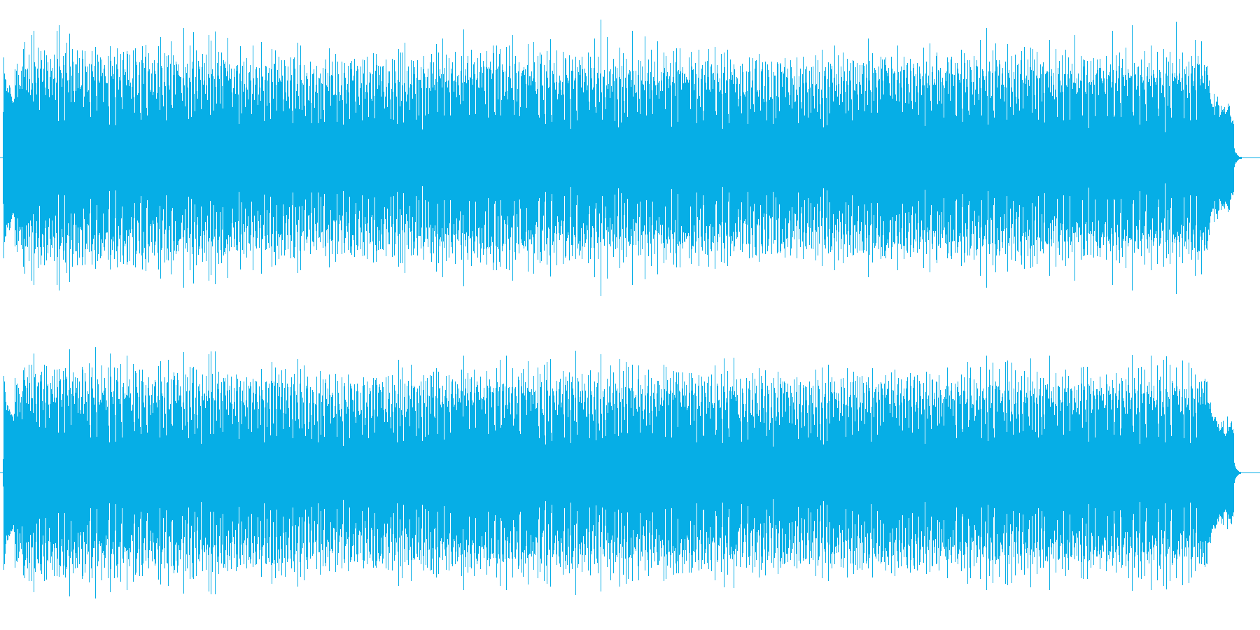 歪んだギターがかっこいいパンクロックの再生済みの波形