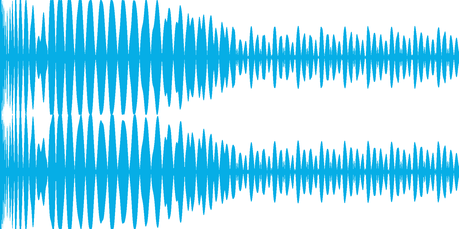 EDMキー(E)入りキック の再生済みの波形