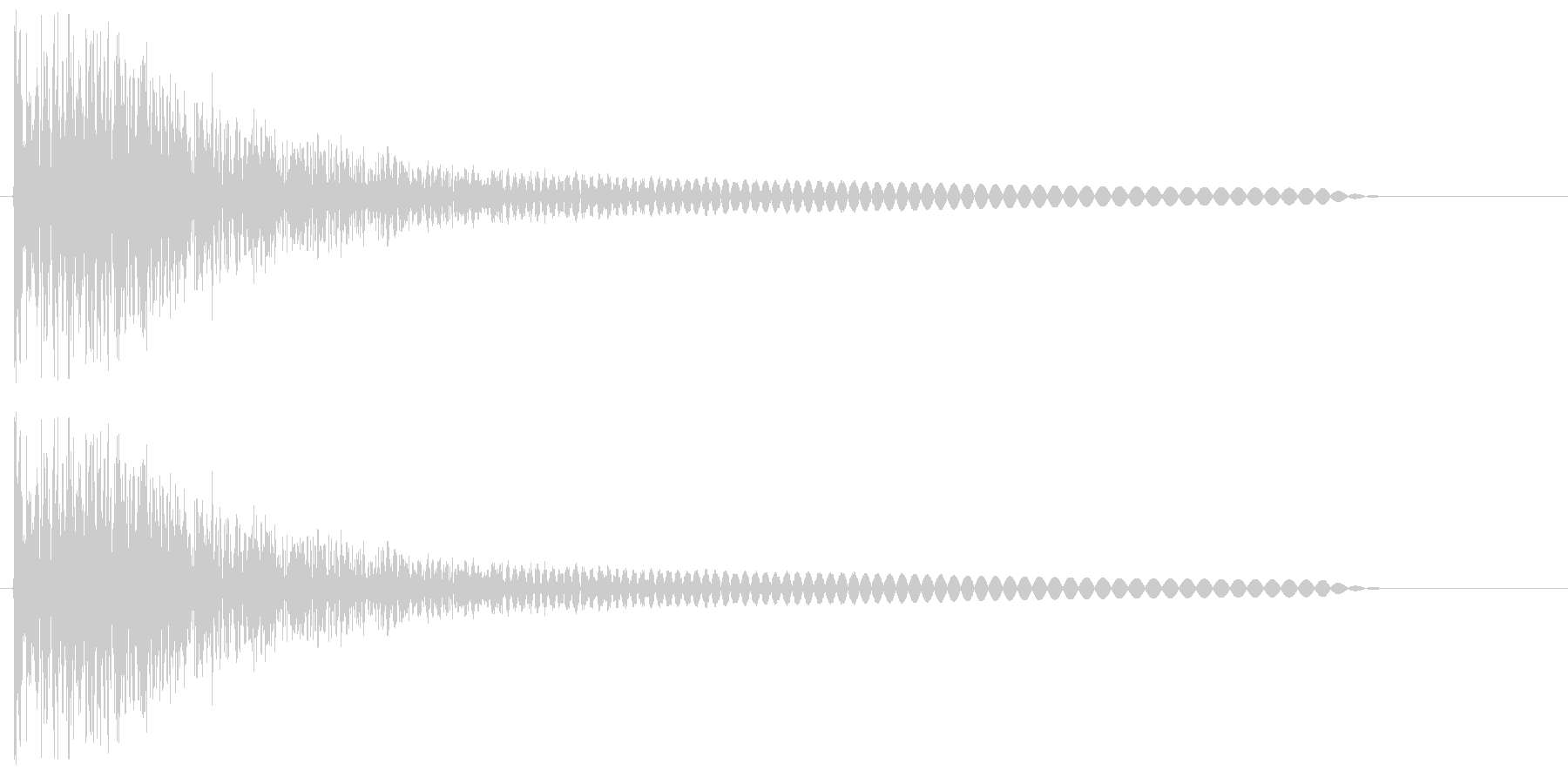 ボーーン(爆発音や炎を吐く音)の未再生の波形