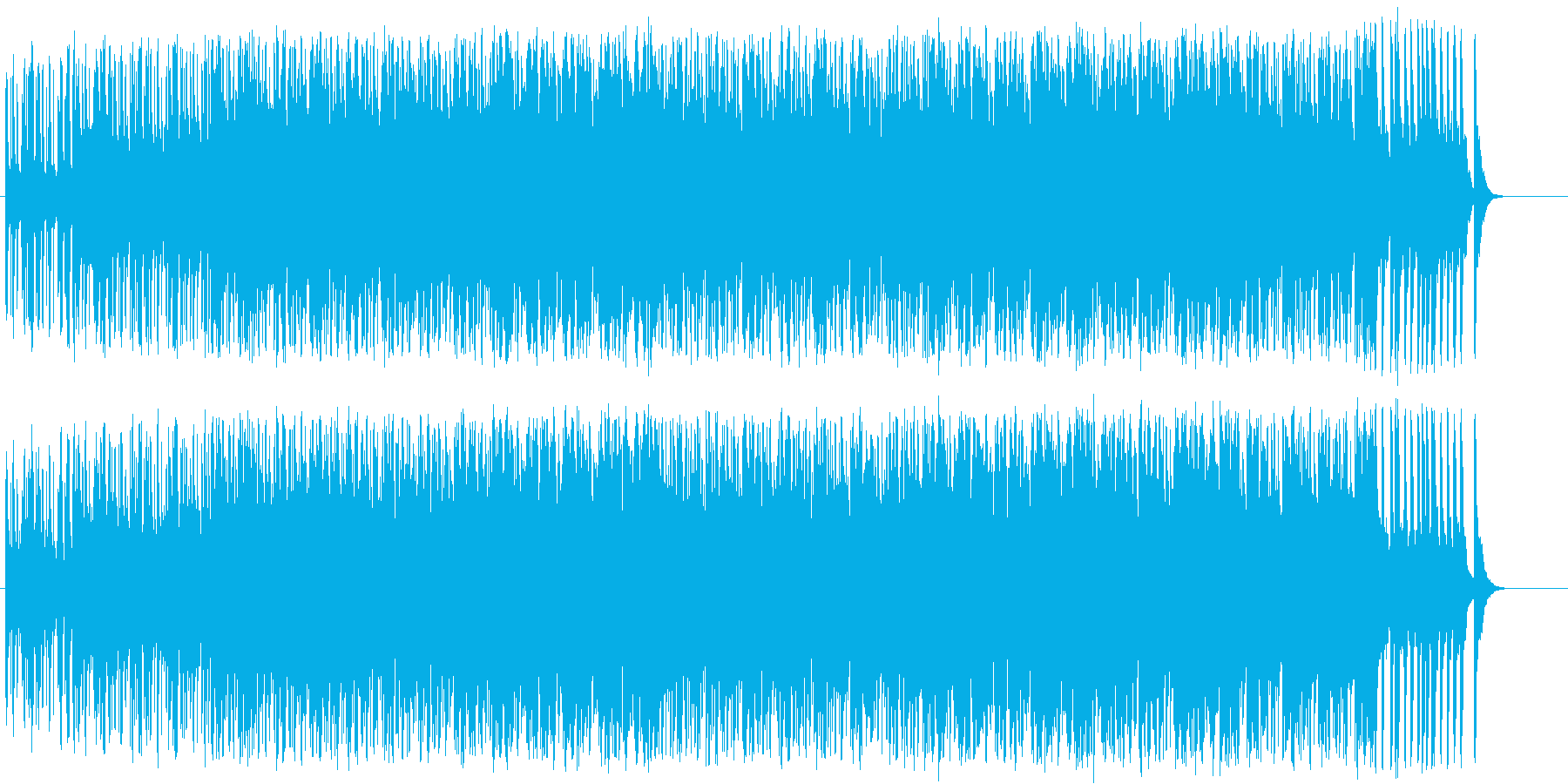 心の焦りを感じるテクノ/BGの再生済みの波形