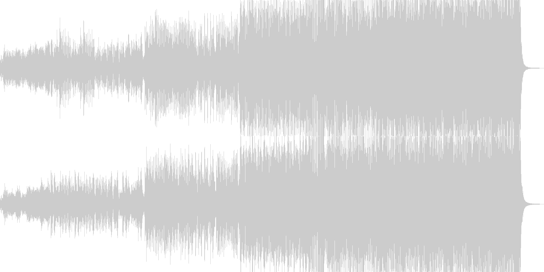 賑やかなトルコ行進曲ダンスチューンの未再生の波形