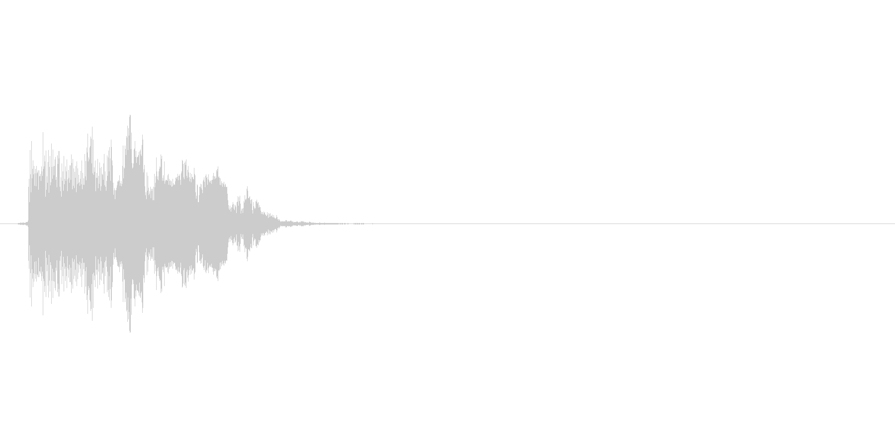 ドアがきしむ音_その1の未再生の波形