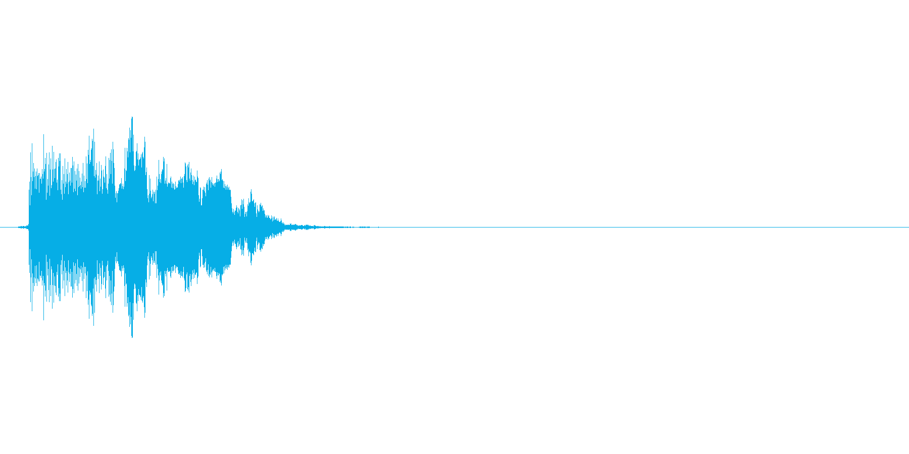 ドアがきしむ音_その1の再生済みの波形