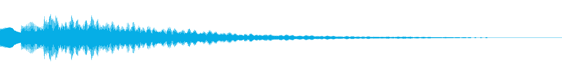 サスペンスっぽい怪しい単音のエレピ音の再生済みの波形