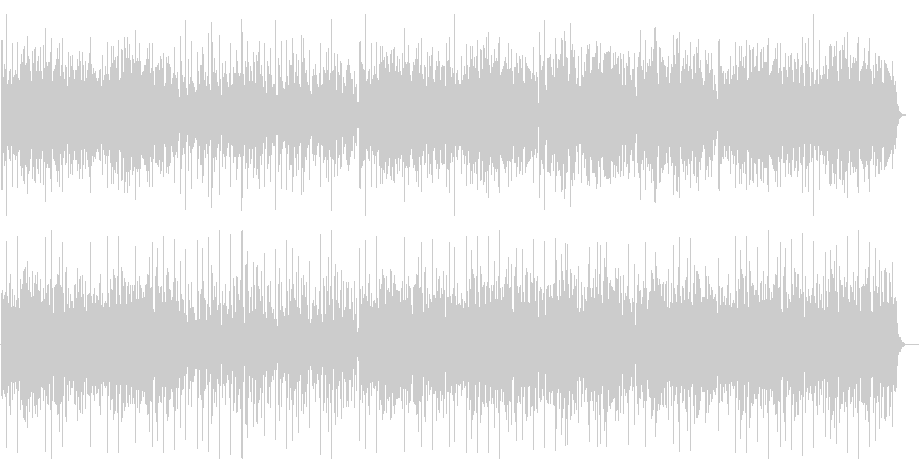 故郷をイメージした和楽器とギターの曲の未再生の波形
