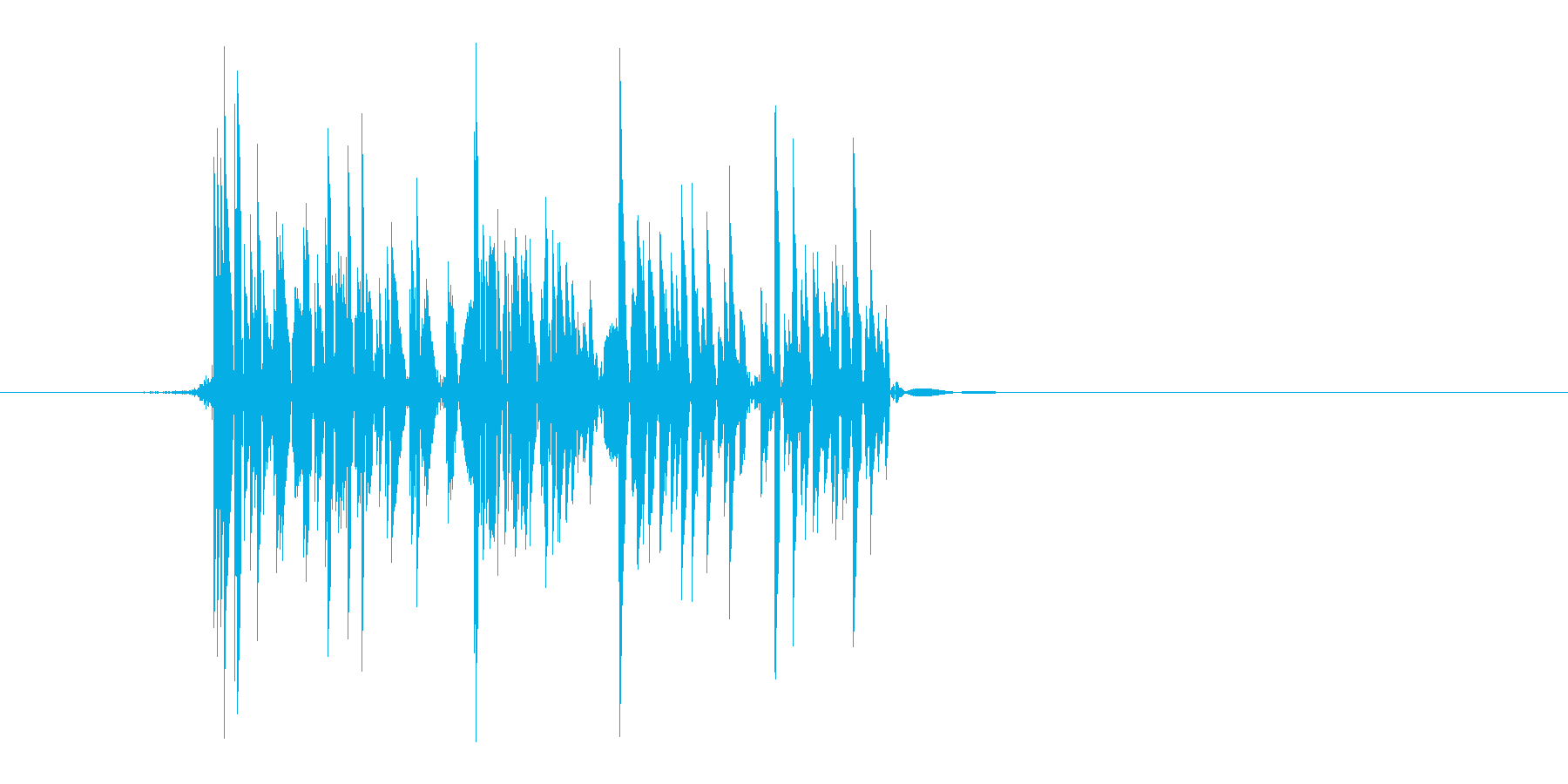 ゲーム(ファミコン風)爆発音_004の再生済みの波形