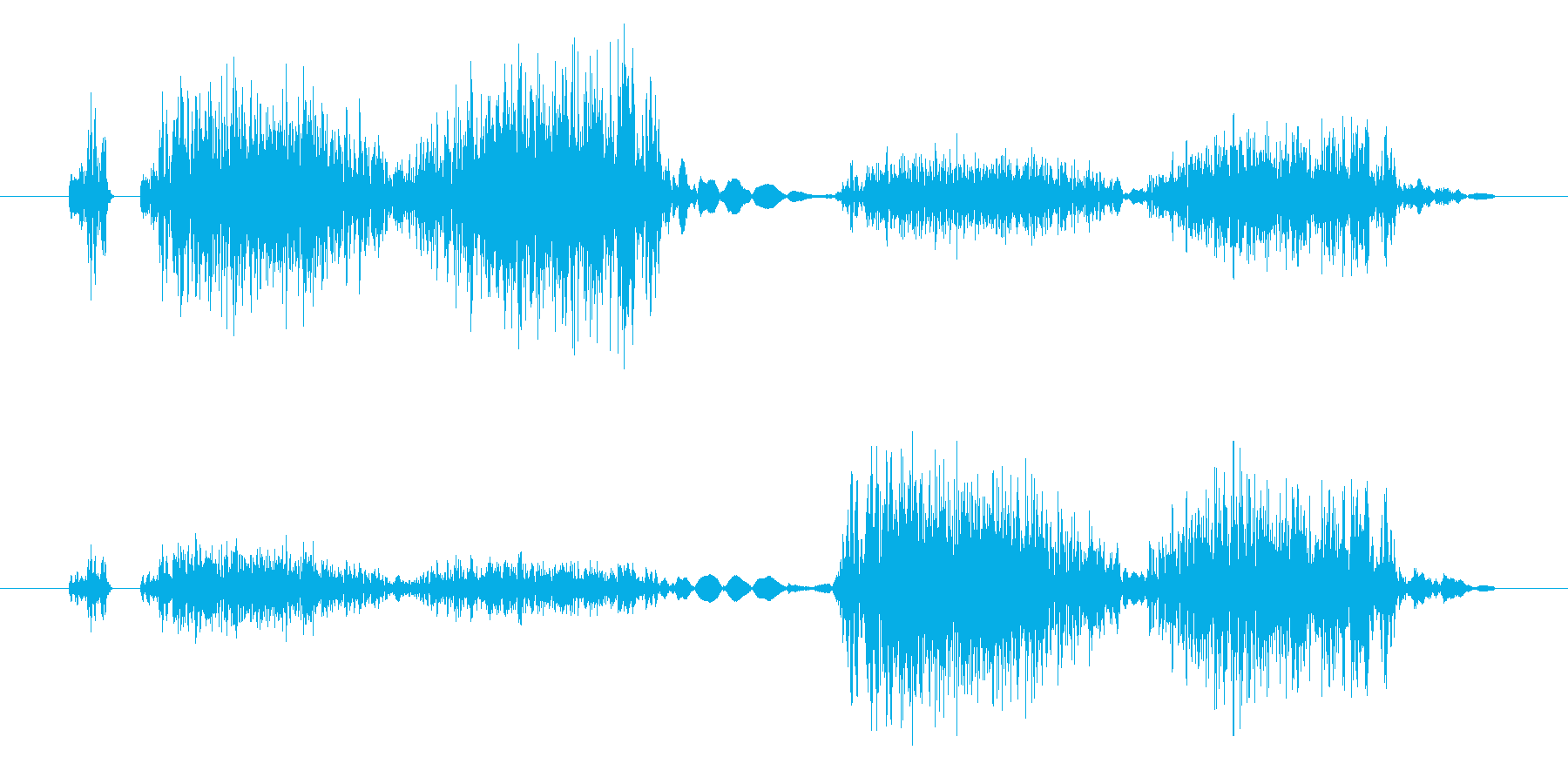 チュクチュク!DJのスクラッチ効果音!1の再生済みの波形