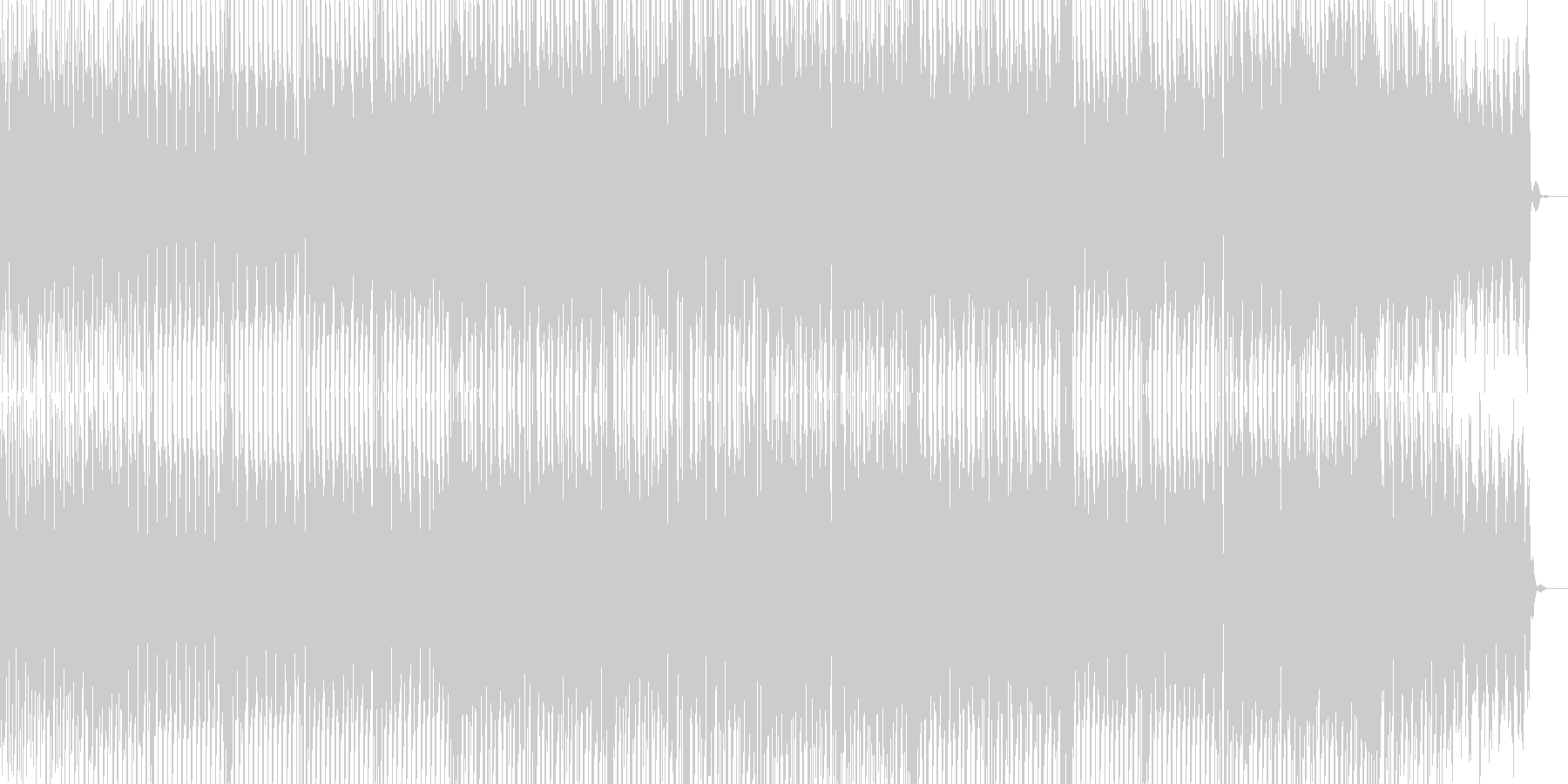ひたすら明るいEDMの未再生の波形