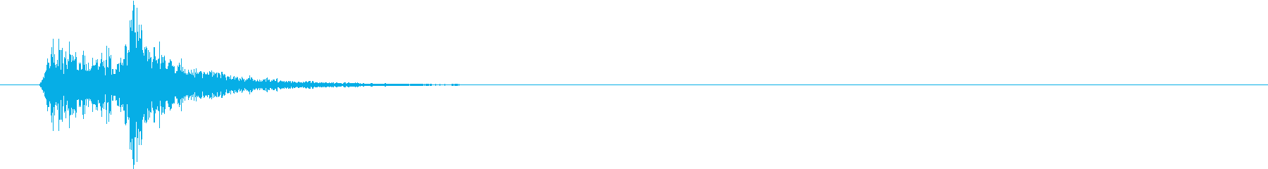 A single note of the beat of a beat, such as the sound song "Dodon" Kabuki's reproduced waveform