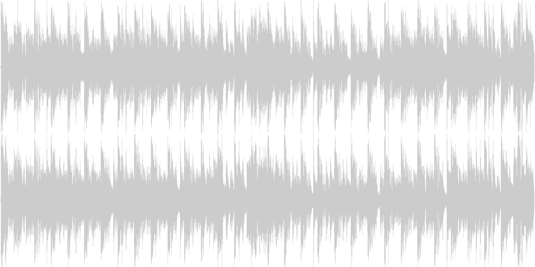 リズミックなイメージをした楽曲です。の未再生の波形