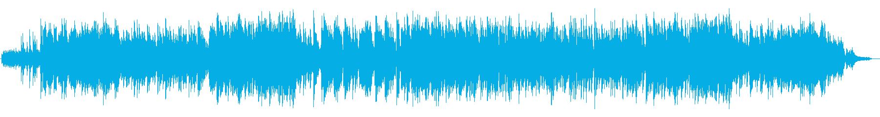 アコーステックギターの音がのどかな曲の再生済みの波形