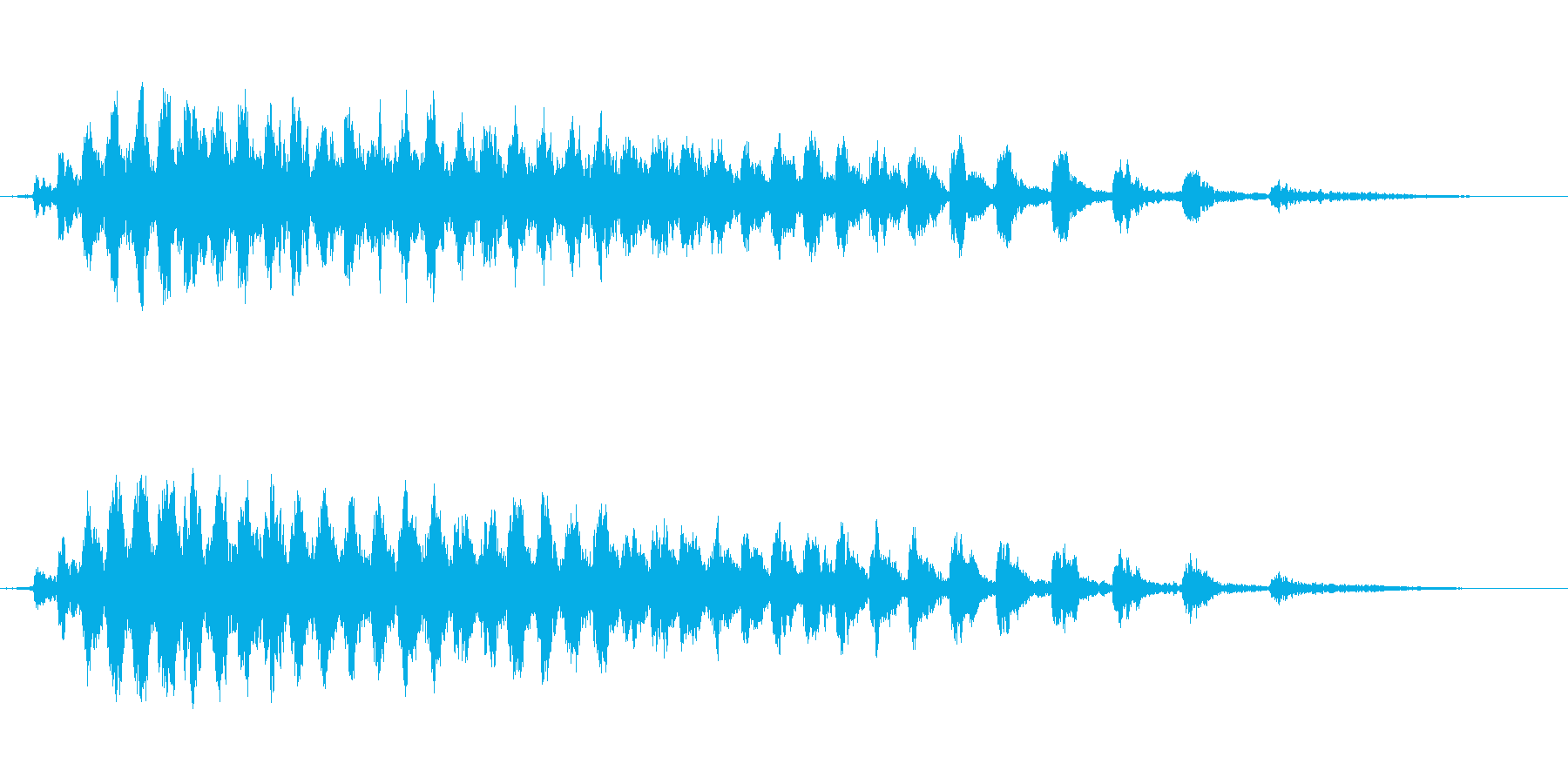 セミ/蝉 ヒグラシの泣き声です。の再生済みの波形