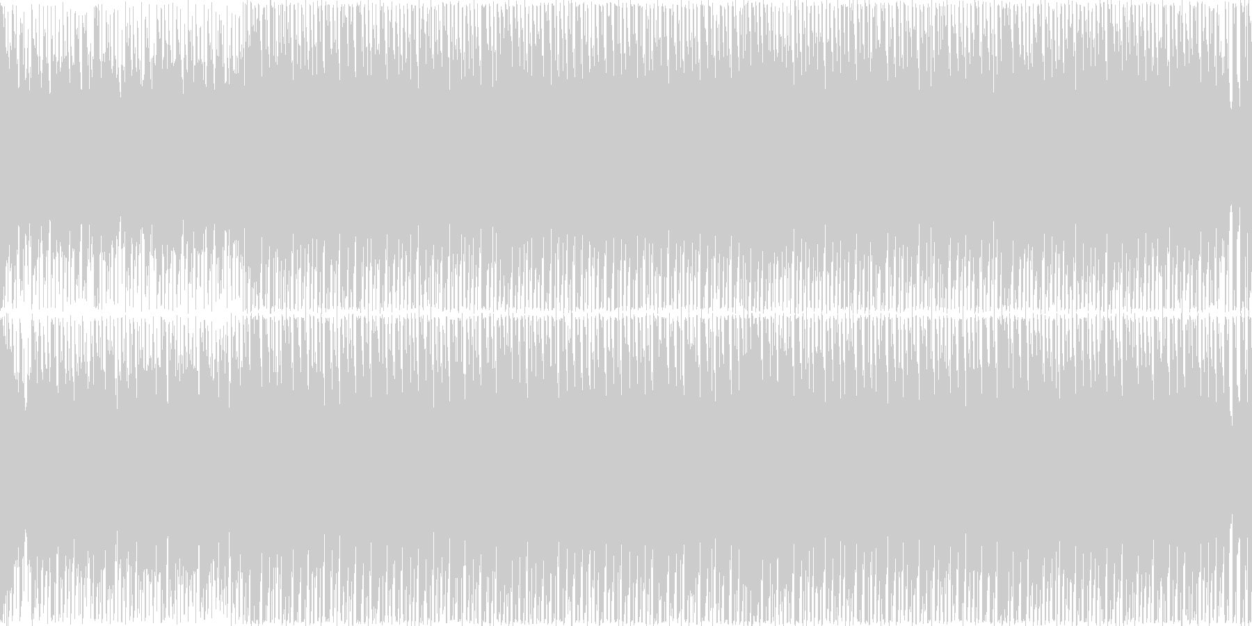 おしゃれで落ち着いた雰囲気のハウスの未再生の波形