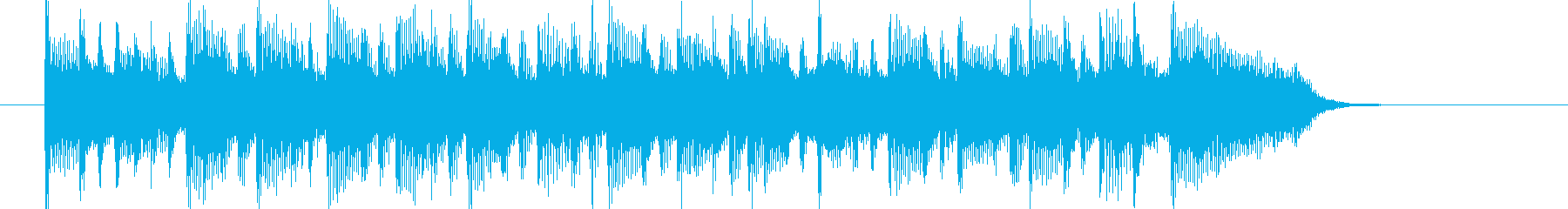 Bright and refreshing synth sound short's reproduced waveform