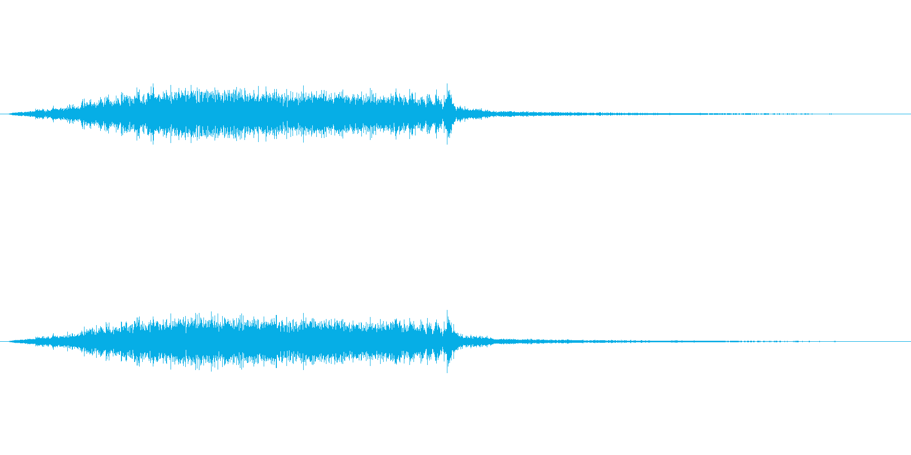ギシィィって木が軋む音です。の再生済みの波形