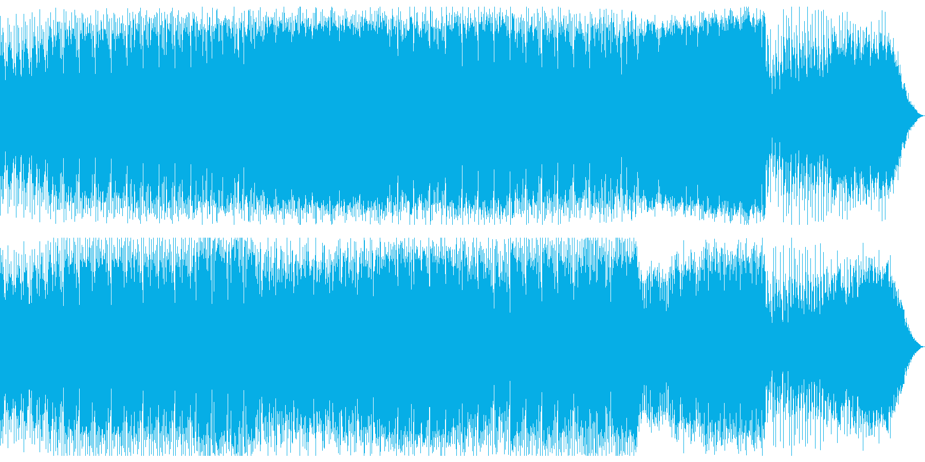 オシャレなEDMです。の再生済みの波形