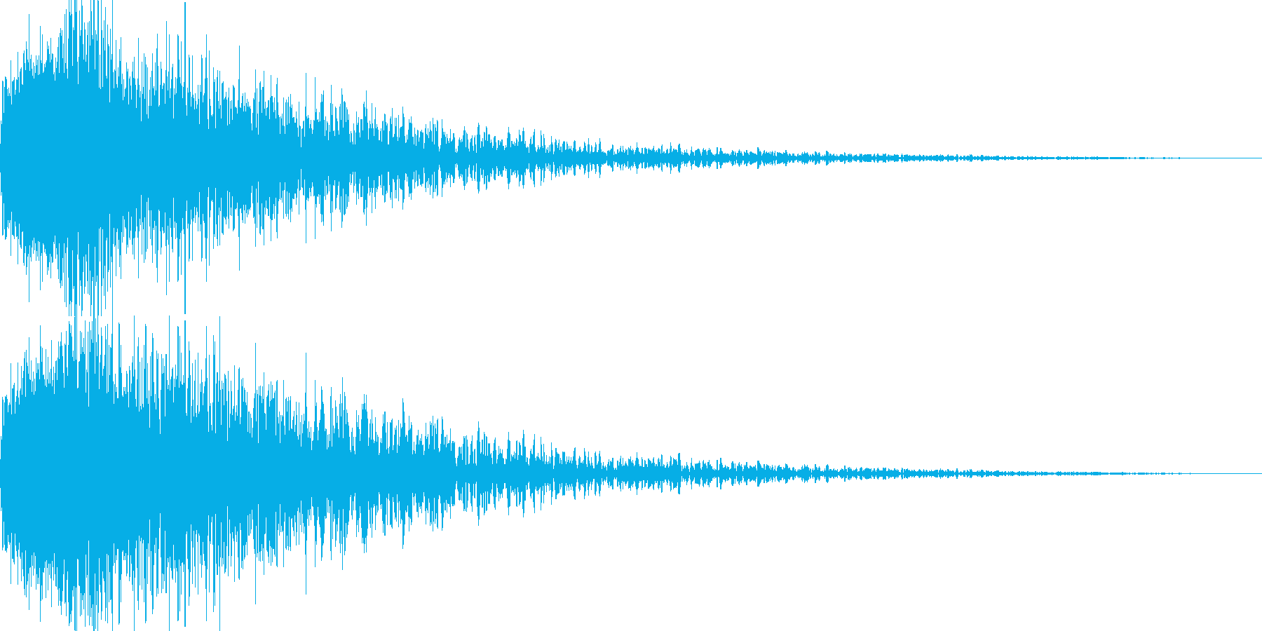 恐怖1(「ギャン…」という怖い音)の再生済みの波形
