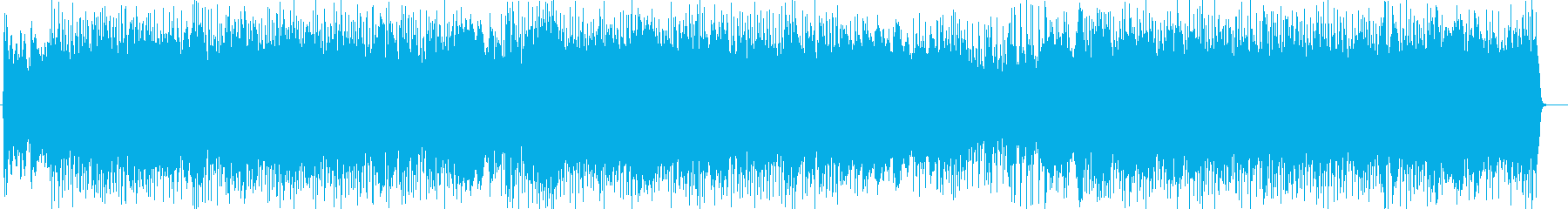 サーキットにいるようなシンセやギター曲の再生済みの波形