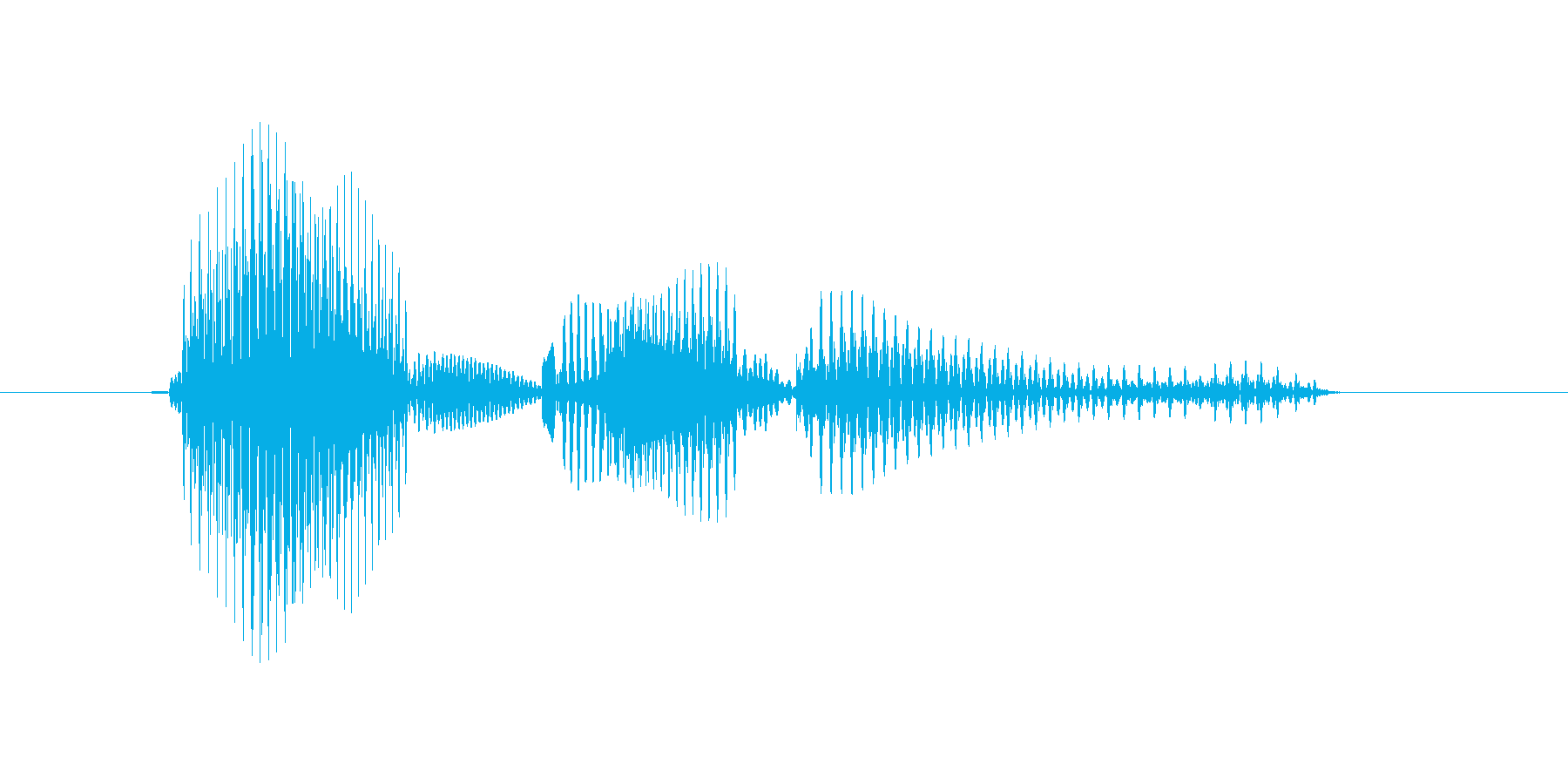 w,W,W(だぶりゅー)の再生済みの波形