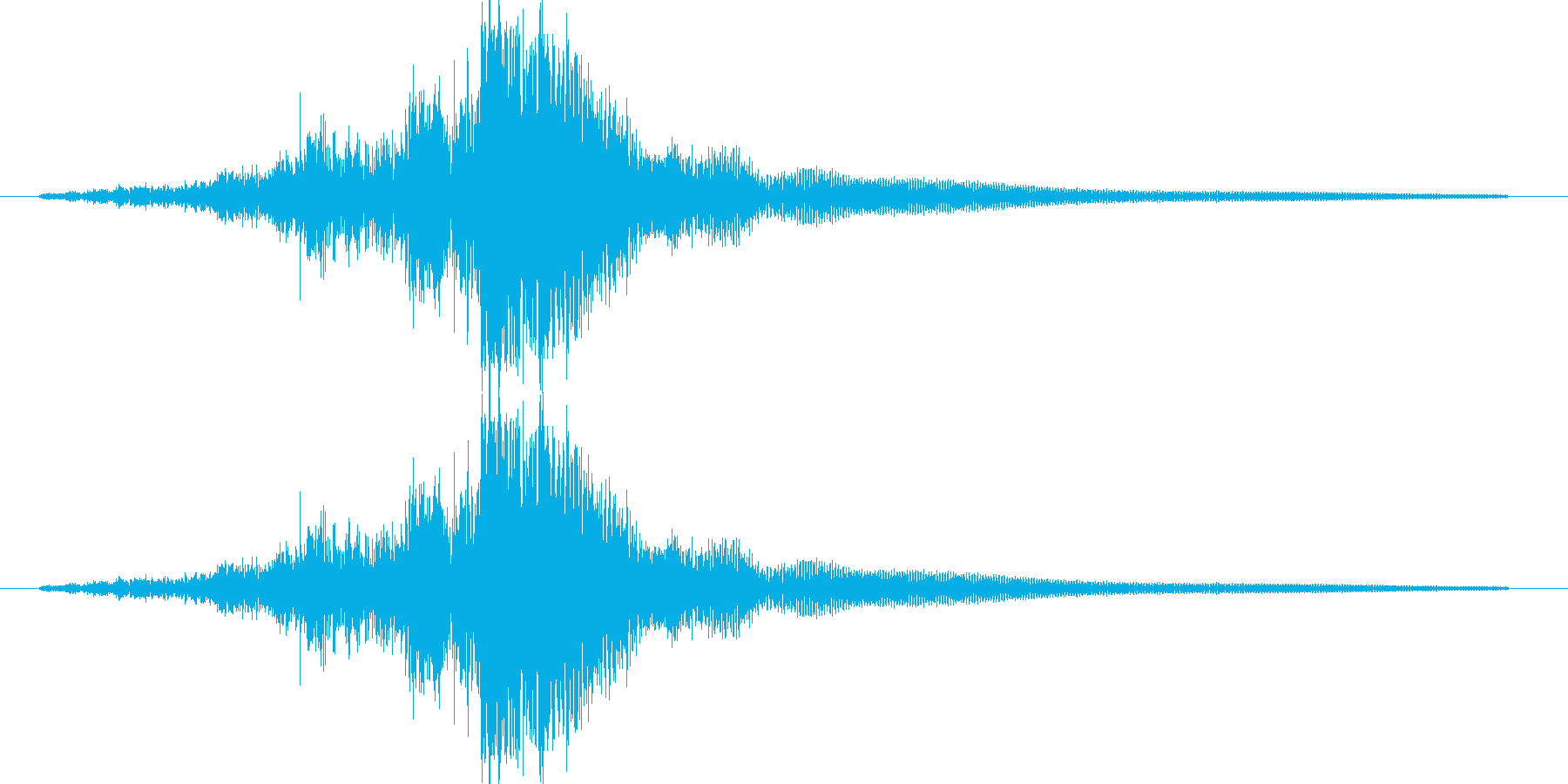 抜刀音の再生済みの波形