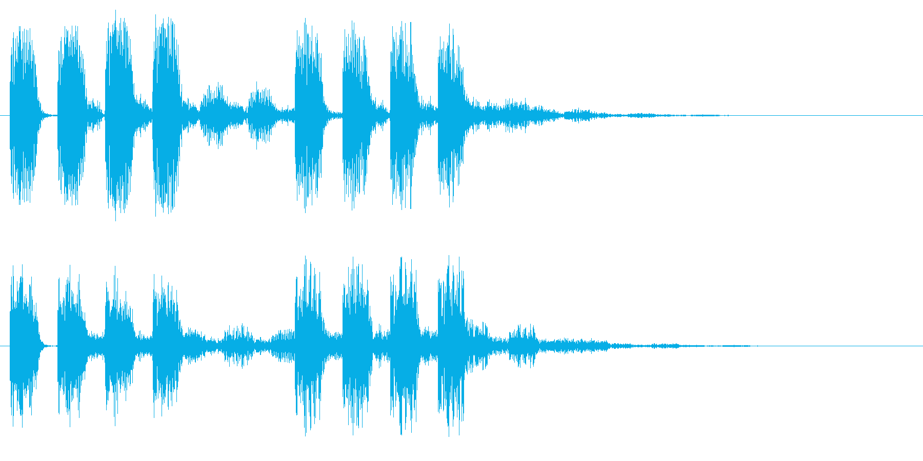 アラート 低音版 注意 危険 警戒 ミスの再生済みの波形