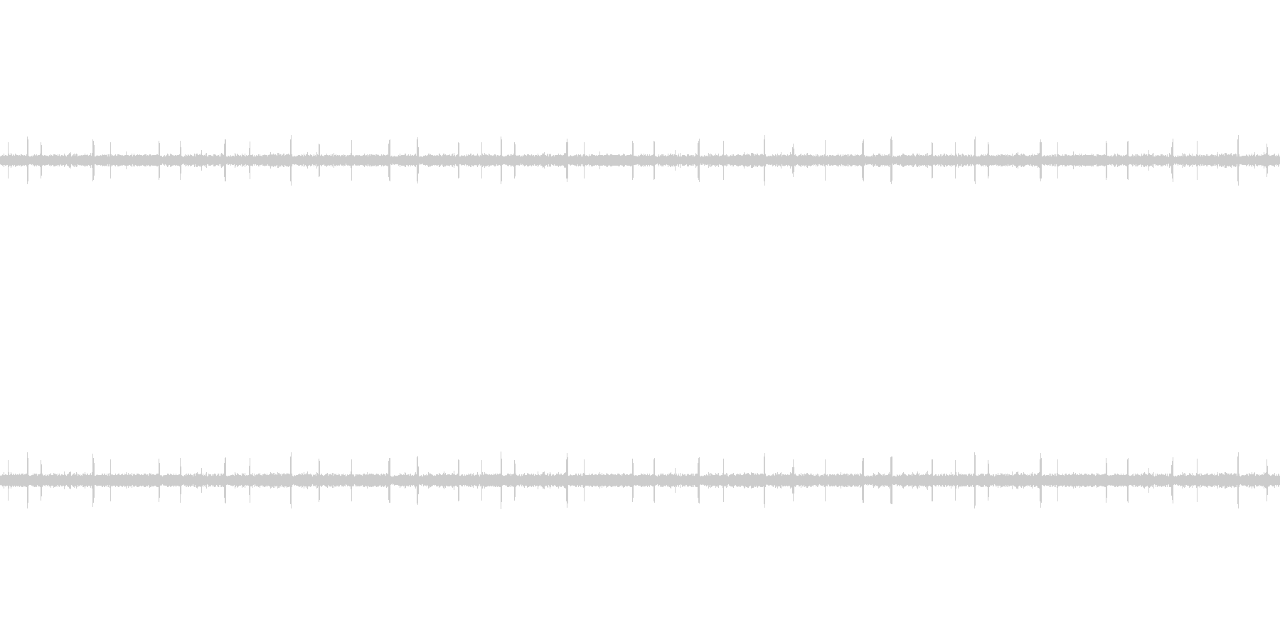 ザー(ラジオの動作音)の未再生の波形