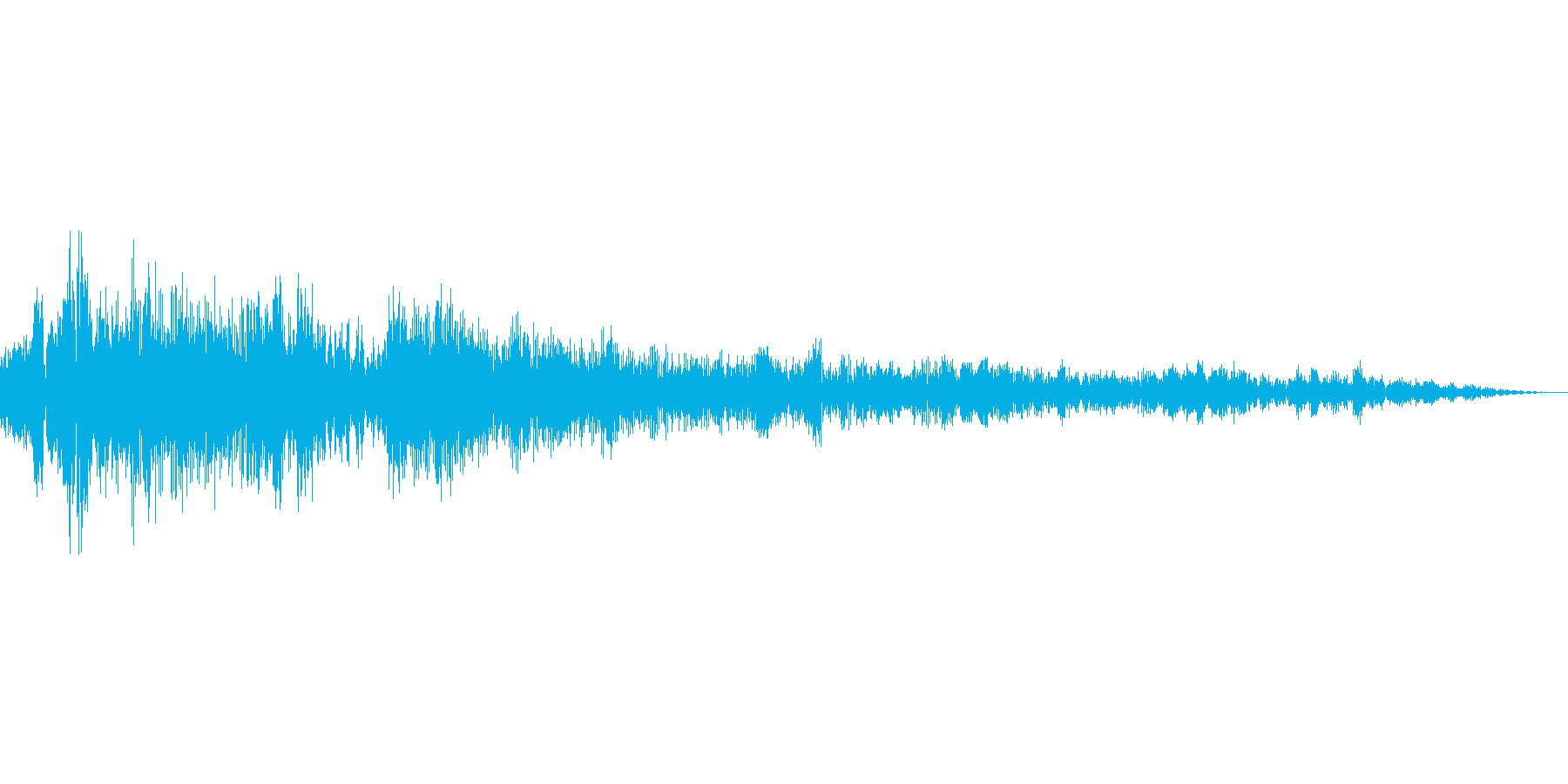 アイテム購入音の再生済みの波形