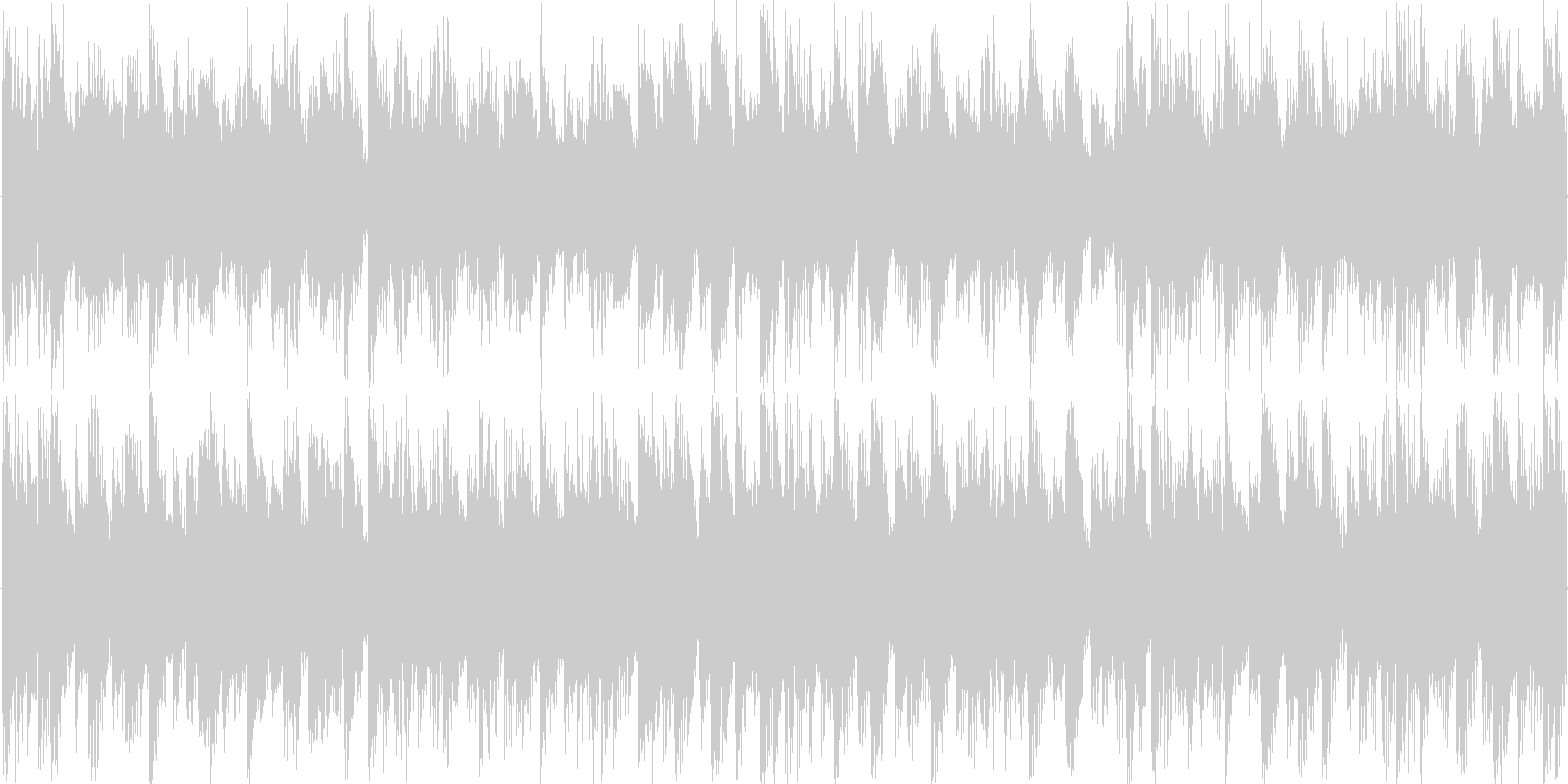 空間的な音響を駆使したループ楽曲です。の未再生の波形