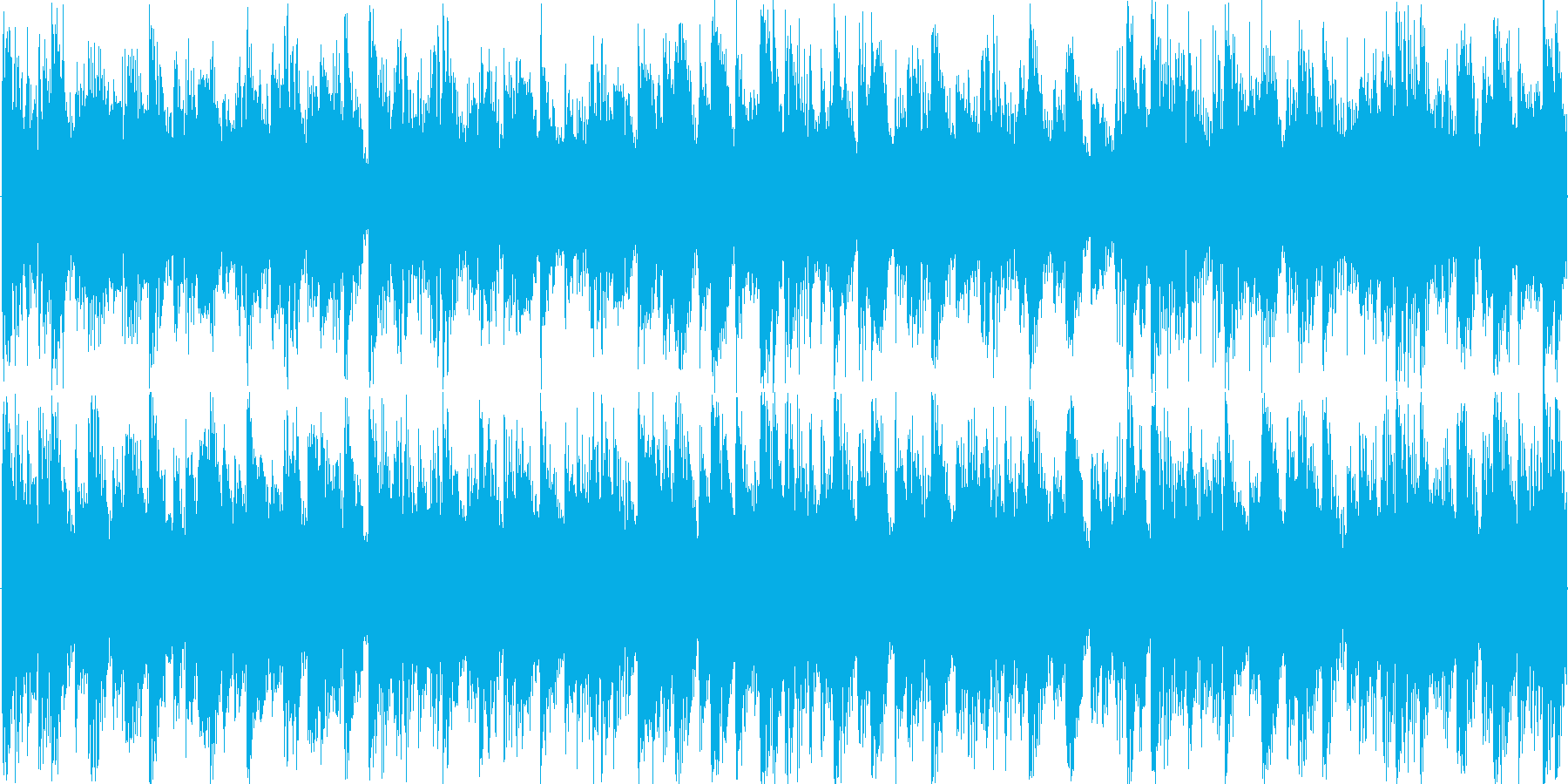 空間的な音響を駆使したループ楽曲です。の再生済みの波形