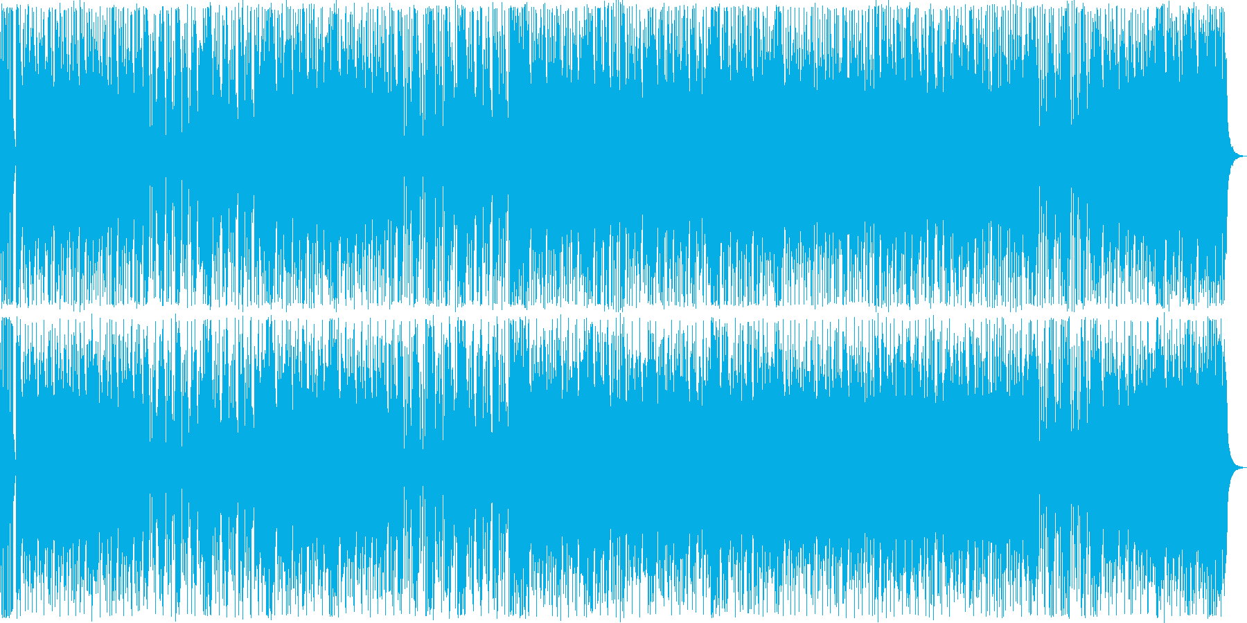 ワイルドなハードロックの再生済みの波形