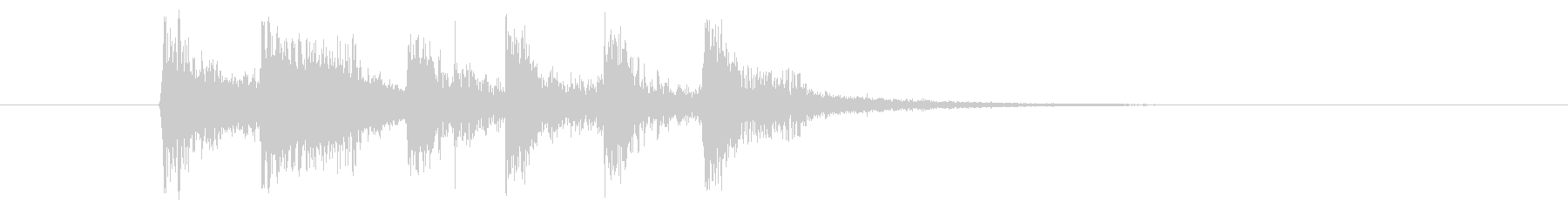 Refreshing and fashionable synth sound short's unreproduced waveform