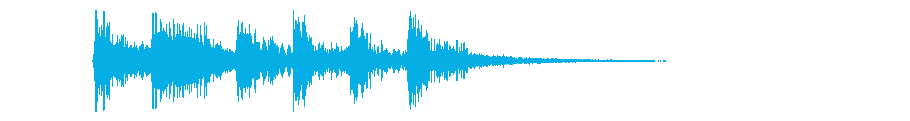 Refreshing and fashionable synth sound short's reproduced waveform