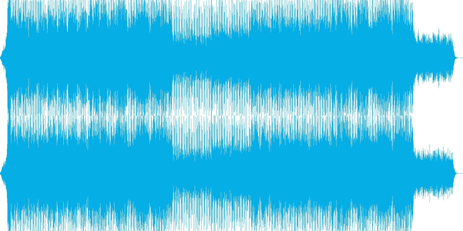 EDM明るいクラブ系キラキラシンセ-01の再生済みの波形