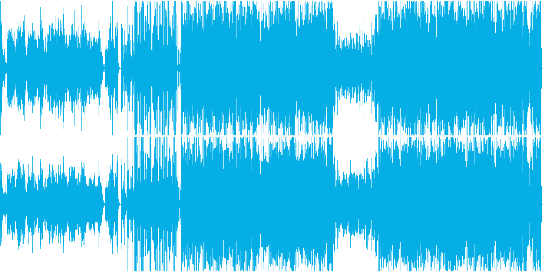 パフォーマンスに使える舞台向け曲の再生済みの波形