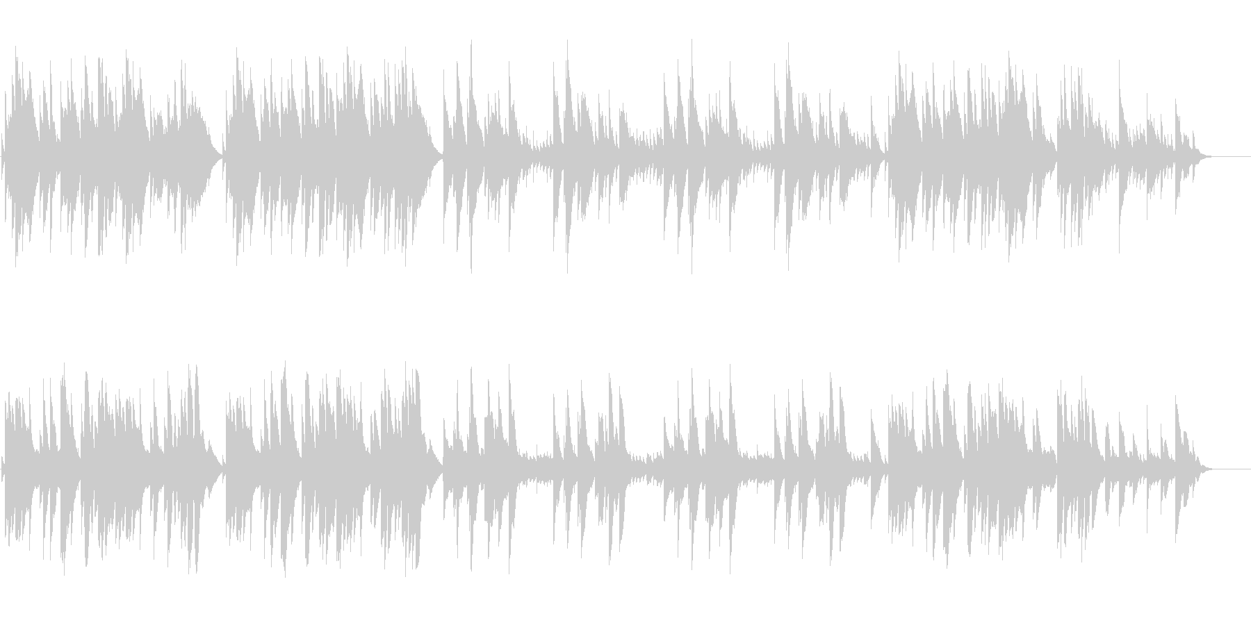 回想や思い出をイメージしたオルゴール曲。の未再生の波形