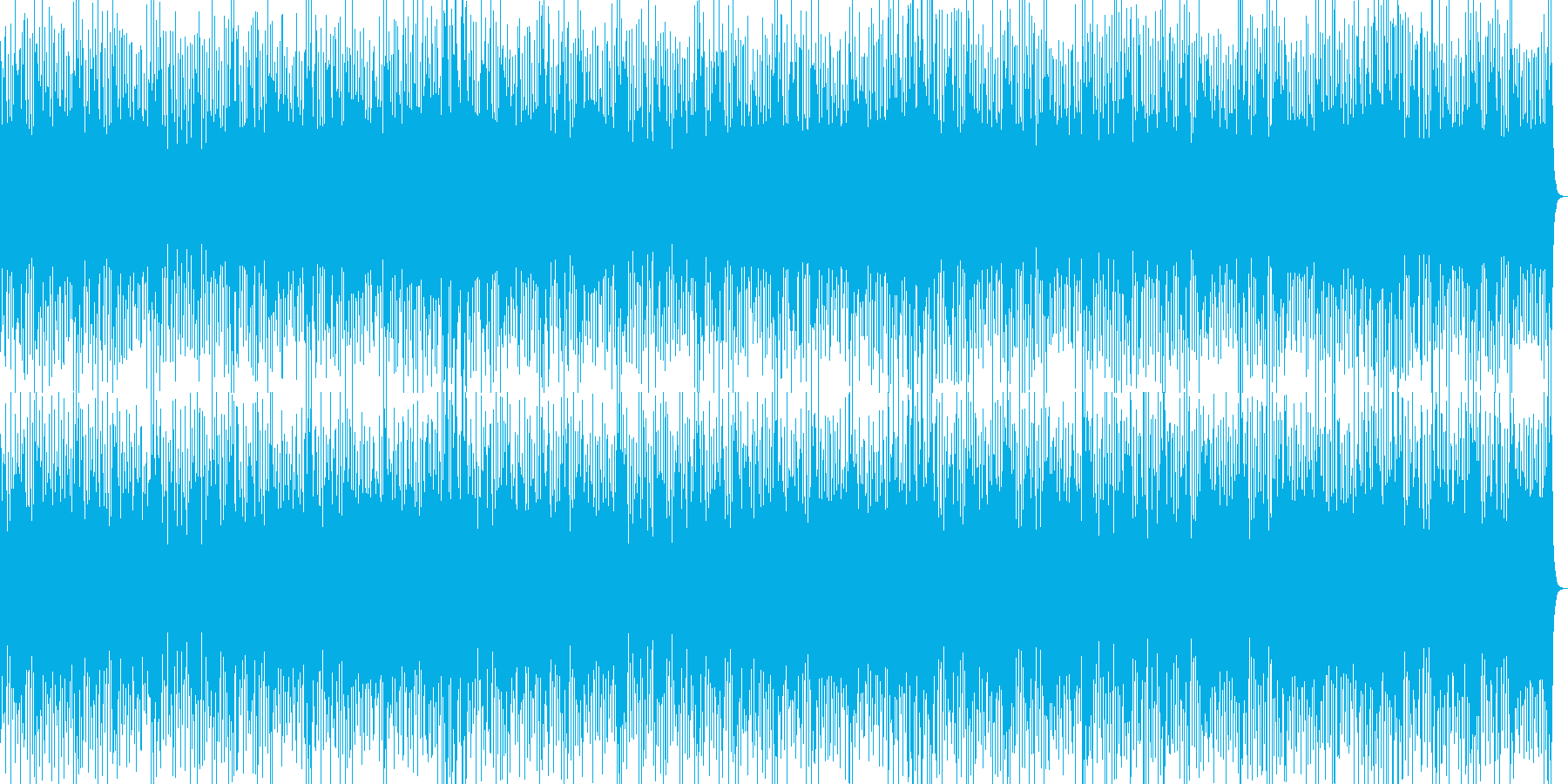くるみ割り人形行進曲 アレンジの再生済みの波形