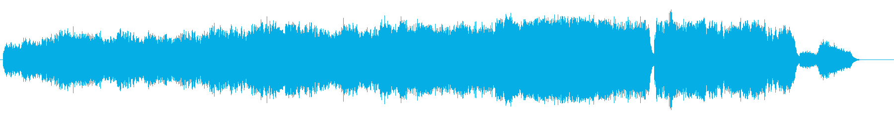長い冬を耐えながら春を待ち続ける環境音楽の再生済みの波形