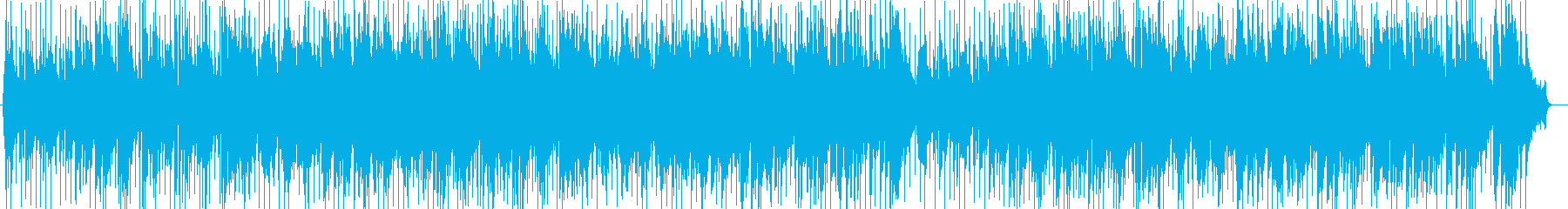 ドライブBGM風シンセサイザー曲の再生済みの波形