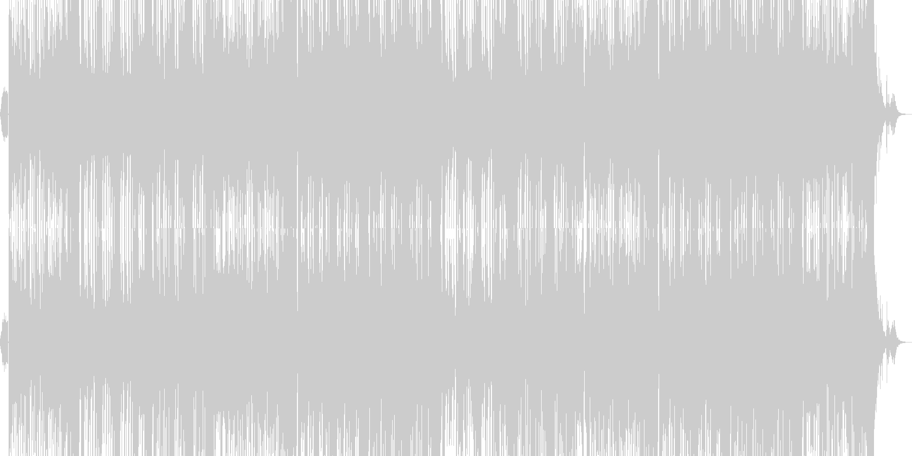 ダンス系EDM/イケメンになる曲の未再生の波形
