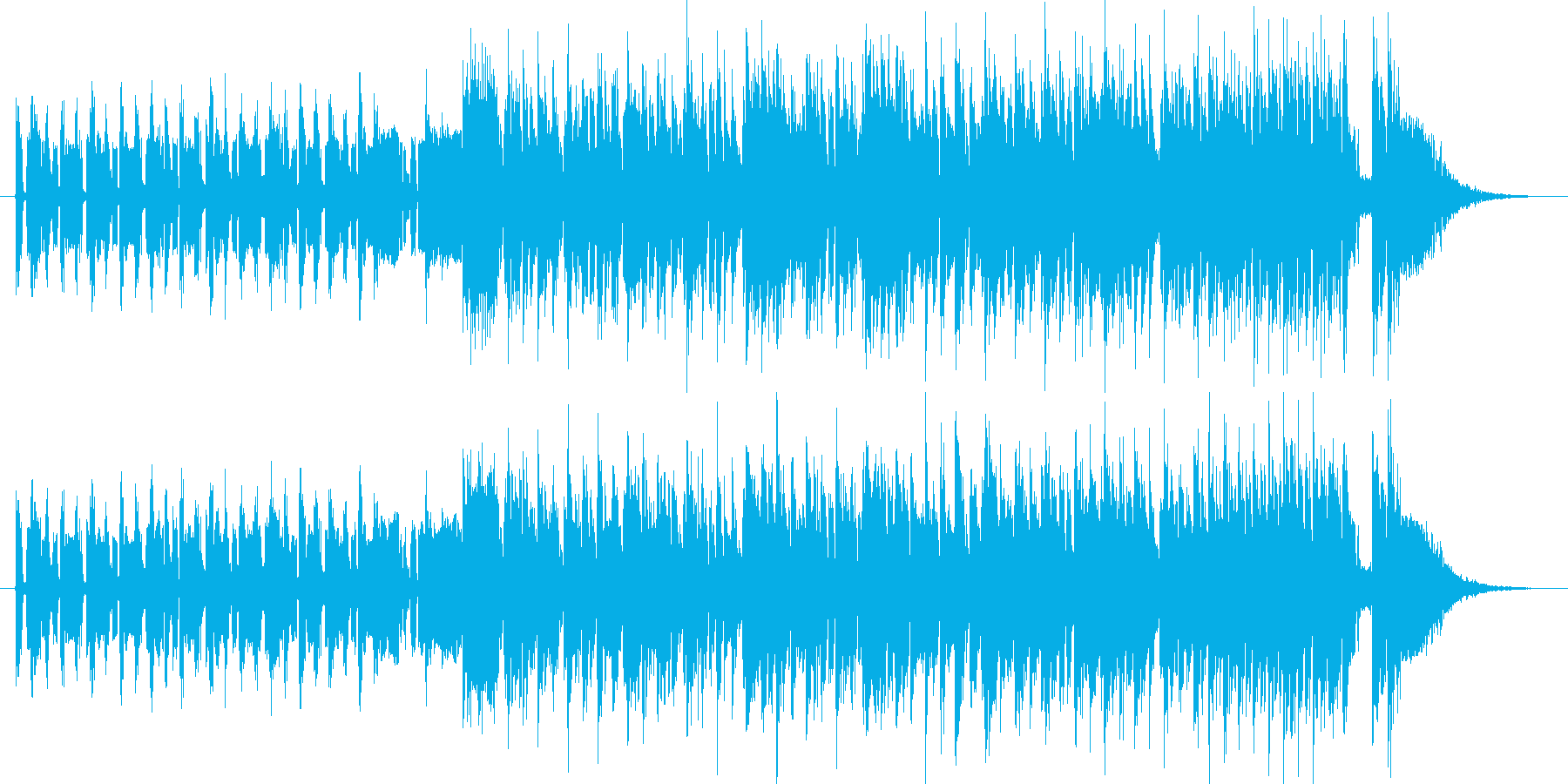 デジタルでおしゃれな都会系の曲です。I…の再生済みの波形