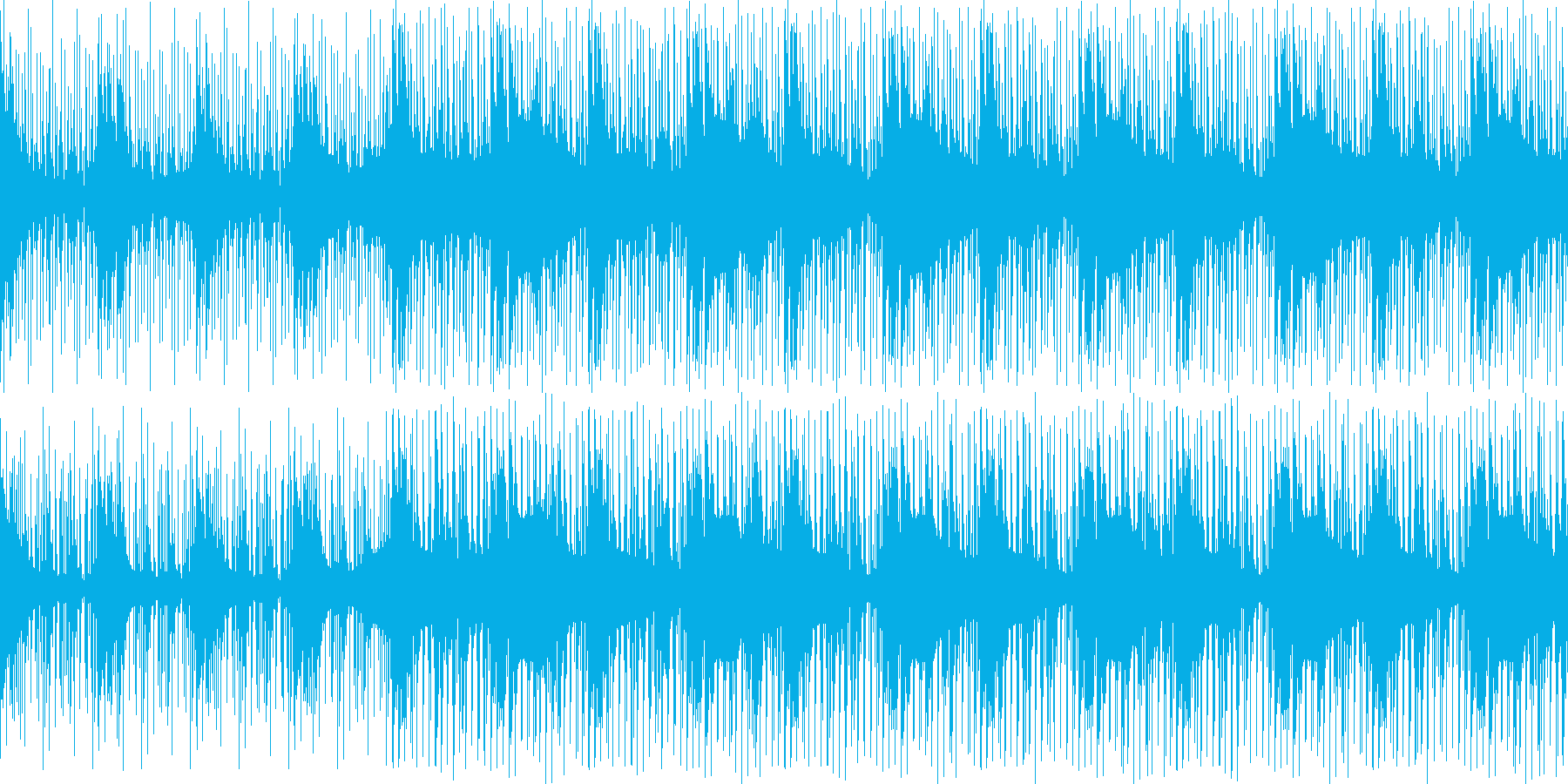 不安や疑いの感情を感じさせる曲の再生済みの波形