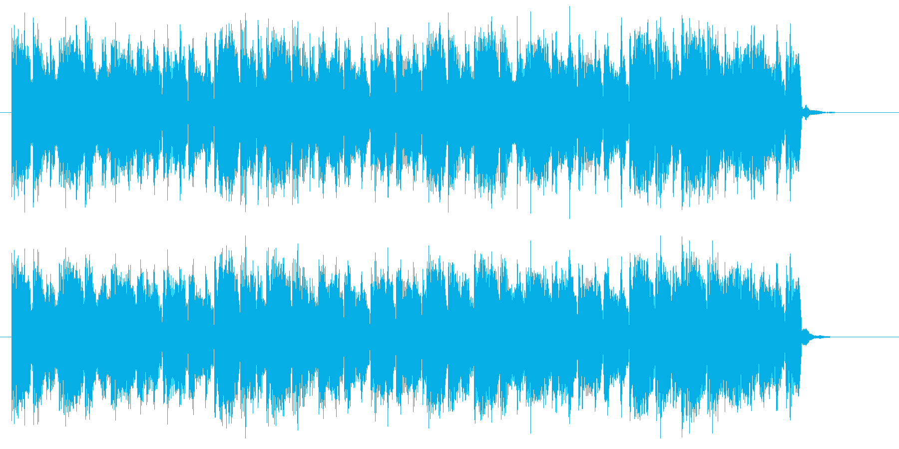 おとぎの国で聞くにぎやかな音楽の再生済みの波形