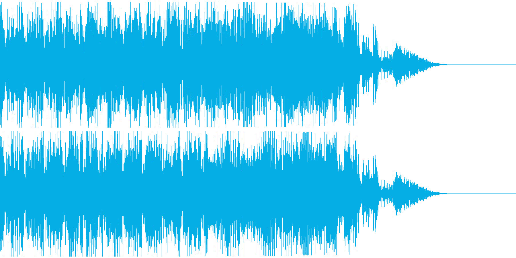 サウンドロゴやジングル等に使用できる音源の再生済みの波形