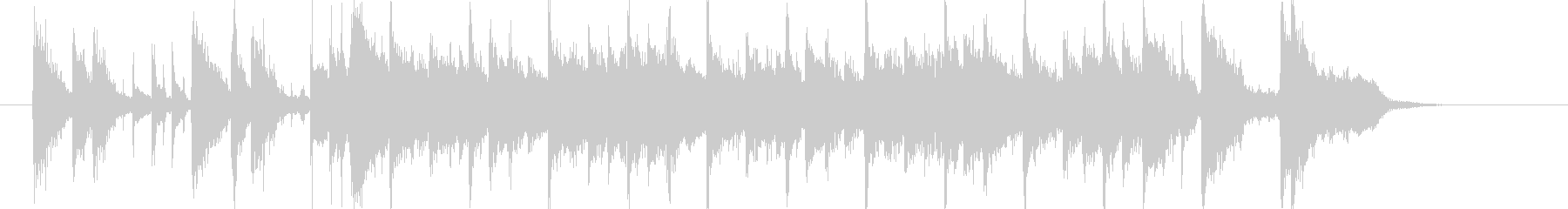 Bright and fashionable synth techno sound's unreproduced waveform