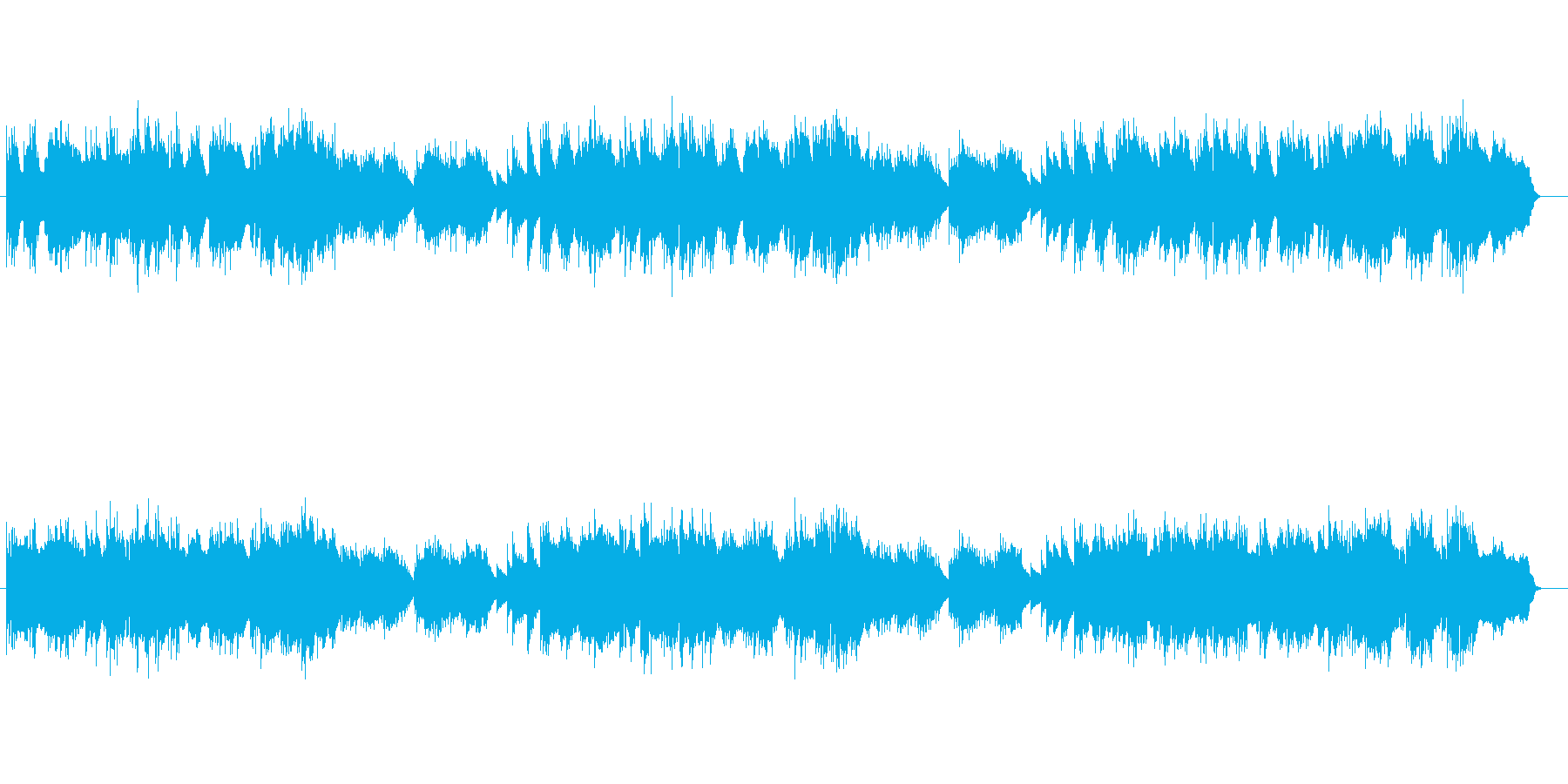 フルートの音色に愁いがある落ち着いた曲の再生済みの波形