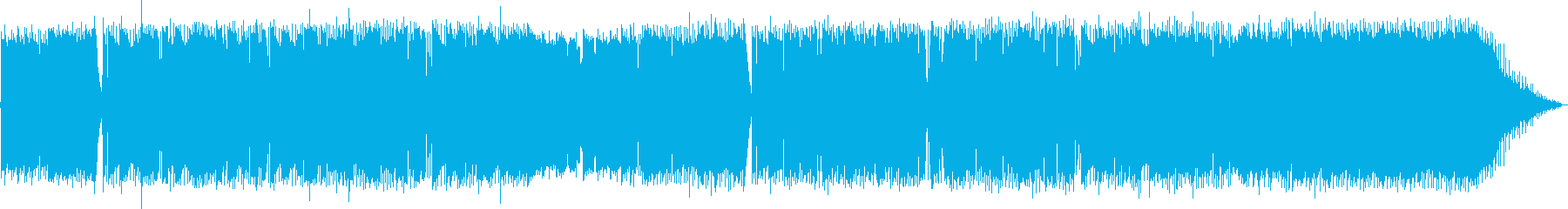 Summer melody of heart-beating synthesizer's reproduced waveform